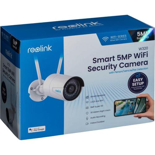 REOLINK W320 5MP TELECAMERA DI SICUREZZA MOD. WC510WAB2K02 EAN 6975253982196