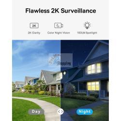 BASEUS SECURITY B1 TELECAMERA DA ESTERNO 2K BIANCO MOD. S0SV002130 EAN 6932172661922