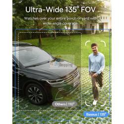 BASEUS SECURITY S1 LITE OUTDOOR CAMERA 2K WHITE MOD. S0003300 EAN 6932172693312