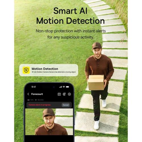 BASEUS SECURITY S1 LITE OUTDOOR CAMERA 2K WHITE MOD. S0003300 EAN 6932172693312