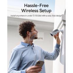 BASEUS SECURITY S1 LITE OUTDOOR CAMERA 2K WHITE MOD. S0003300 EAN 6932172693312