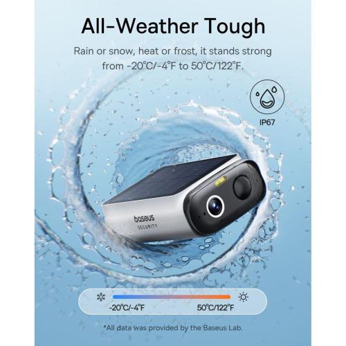 BASEUS SECURITY S1 LITE OUTDOOR CAMERA 2K WHITE MOD. S0003300 EAN 6932172693312