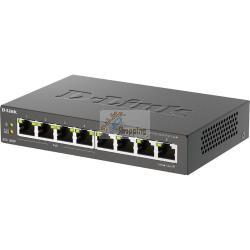 D-LINK DGS-1008P/E 8-PORT LAYER2 POE+ GIGABIT SWITCH MOD. DGS-1008P/E EAN 0790069344176