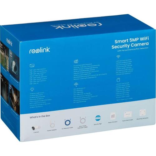 REOLINK W320 5MP TELECAMERA DI SICUREZZA MOD. WC510WAB2K02 EAN 6975253982196