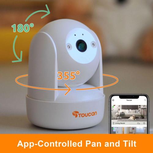 TOUCAN SEEK - INDOOR PAN & TILT CAMERA - PLUG IN NO BATTERY MOD. TPTSC01WU-ML EAN 5060719471299