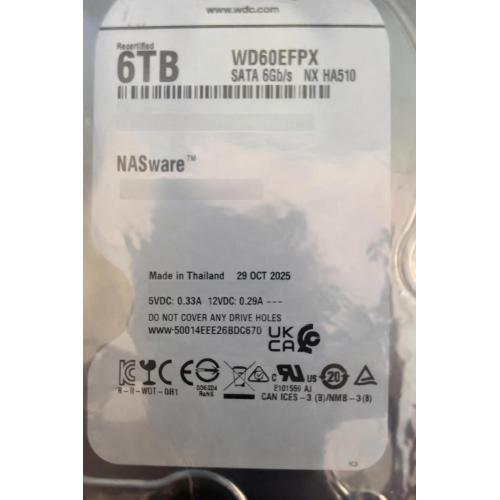 *PROMO HDD WD Red Plus WD60EFPX 6TB/8,9/600 Sata III 256MB (D) mod.  WD60EFPX EAN 718037899800 *PROMO