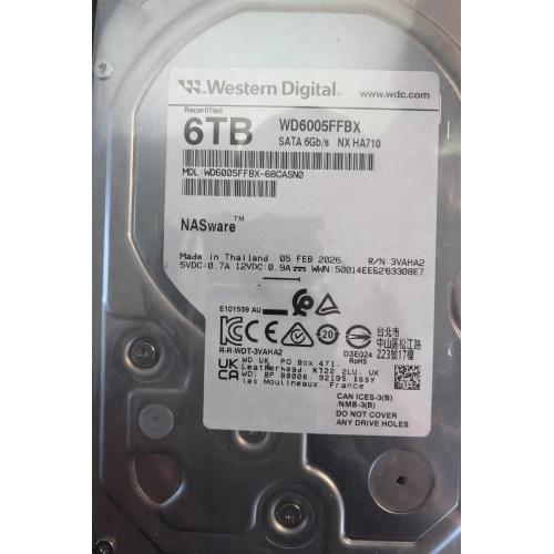 *PROMO HDD WD Red Pro WD6005FFBX 6TB/8,9/600/72 Sata III 256MB (D) (CMR) mod.  WD6005FFBX EAN 718037902821 *PROMO