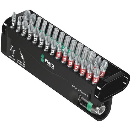 WERA BIT-CHECK 30 BITORSION 1 SET ASSORTIMENTO INSERTI MOD. 5057430001 EAN 4013288179821