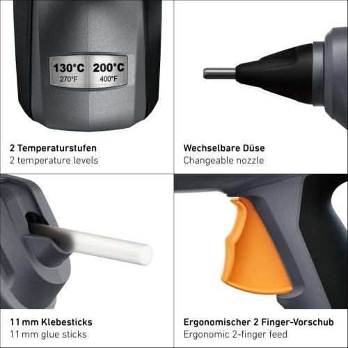 STEINEL MOBILEGLUE 3011 PISTOLA COLLA A CALDO A BATTERIA MOD. 69001 EAN 4007841069001