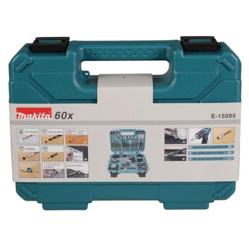 MAKITA E-15095 SET UTENSILI 60 PZ. MOD. E-15095 EAN 0088381791922