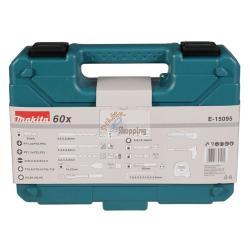 MAKITA E-15095 SET UTENSILI 60 PZ. MOD. E-15095 EAN 0088381791922