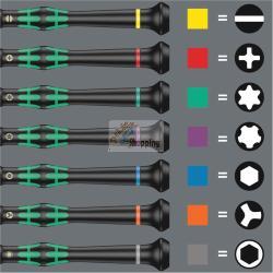 WERA 2069/6 SET DI CACCIAVITI PER ELETTRONICA CON SUPPORTO MOD. 5118158001 EAN 4013288032447
