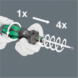 WERA 826 T KRAFTFORM TURBO PORTA INSERTI RAPIDAPTOR MOD. 5057480001