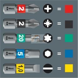 WERA BIT-CHECK 10 PZ IMPAKTOR 1 MOD. 5057684001 EAN 4013288157829