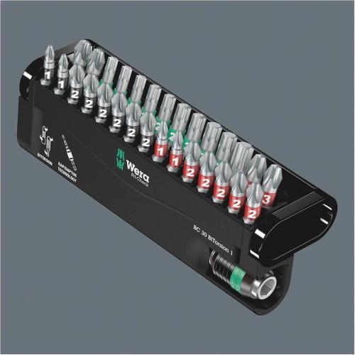 WERA BIT-CHECK 30 BITORSION 1 SET ASSORTIMENTO INSERTI MOD. 5057430001 EAN 4013288179821