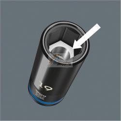 WERA WHEEL IMPAKTOR C SET 1 KIT CHIAVI BUSSOLA CON ATT. 1/2 MOD. 5004595001 EAN 4013288210760