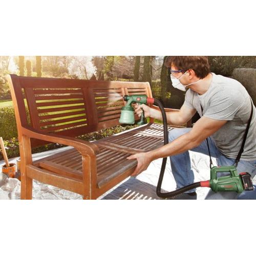 Spruzzatore di vernice a batteria Bosch EasySpray18V-100, 800 ml, 100 ml/min, solo 18V agli ioni di litio.    