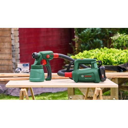 Spruzzatore di vernice a batteria Bosch EasySpray18V-100, 800 ml, 100 ml/min, solo 18V agli ioni di litio.    