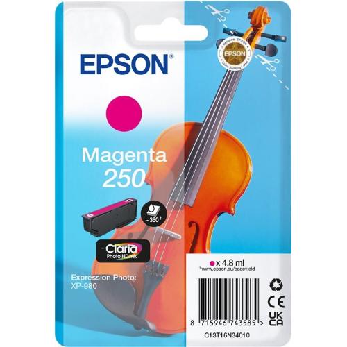 ORIGINALE Epson Cartuccia d'inchiostro magenta C13T16N34010 250 ~360 Pagine 4,8ml C13T16N34010 250 EAN 8715946743585