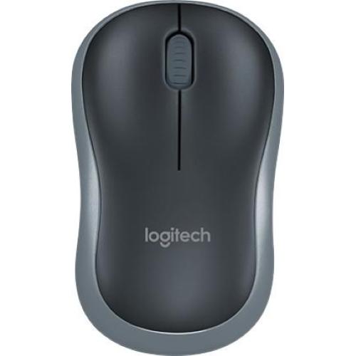 Mouse Logitech M185 - 910-002238 - wireless - 2,4 GHz - 1000 DPI - 3 pulsanti - grigio