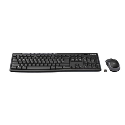 Tastiera Logitech MK270 - 920-004523 - wireless - nero