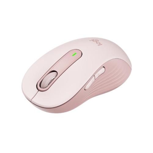 Mouse Logitech Signature M650 - 910-006237 - wireless - Bluetooth - taglia L - rosa
