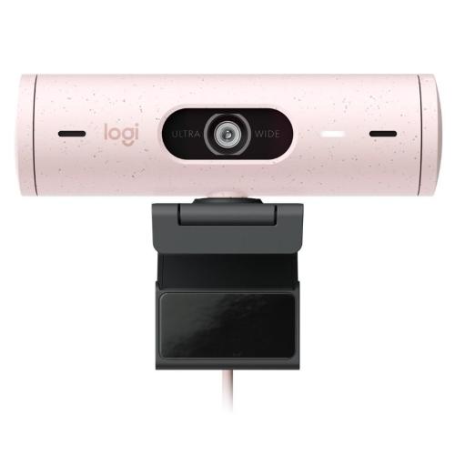 Webcam Logitech BRIO 500 - 960-001421 - Full HD - auto-framing - privacy shutter - riduzione rumore - rosa