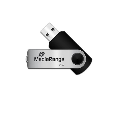 ORIGINALE MediaRange Accessori per computer nero / Argento MR912 USB-Flash-Laufwerk mod. MR912 USB-Flash-Laufwerk EAN 4260283112258