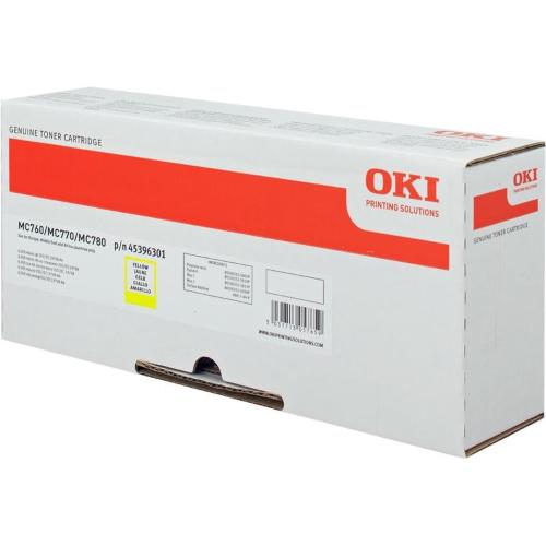 Toner OKI MC760 ~6000 Pagine MC760 - 45396301 - giallo