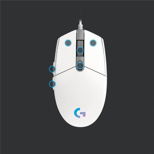 Mouse Logitech G G203 wired white (910-005797) mod.  910-005797 EAN 5099206089174