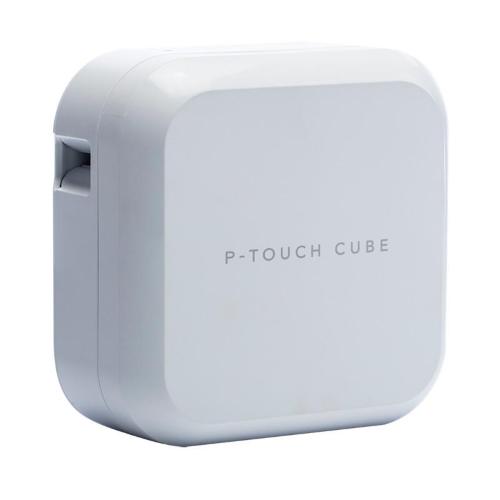 ORIGINALE Brother Stampante per etichette Bianco P-touch CUBE Plus PTP710BTHZ1 mod.  P-touch CUBE Plus PTP710BTHZ1 EAN 4977766800037