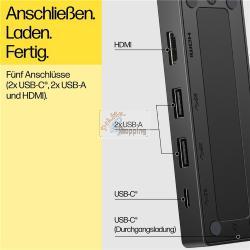 ORIGINALE HP  86S97UT USB-C Travel Hub G3 mod. 86S97UT  EAN 4582712467228