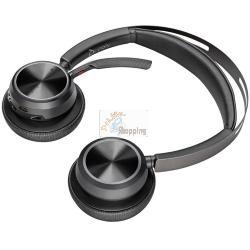 ORIGINALE HP Poly Accessori per computer nero 9T9J3AA Voyager Focus 2 Poly Voyager Focus 2 USB-C-C Headset +USB-C/A Adapter 9T9J3AA Voyager Focus 2 EAN 198122157211