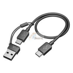 ORIGINALE HP Poly Accessori per computer nero 9T9J3AA Voyager Focus 2 Poly Voyager Focus 2 USB-C-C Headset +USB-C/A Adapter 9T9J3AA Voyager Focus 2 EAN 198122157211