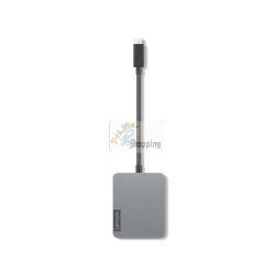 ORIGINALE Lenovo Accessori per computer Grigio 4X91A30366 Dockingstation 4X91A30366 Dockingstation EAN 195235660669