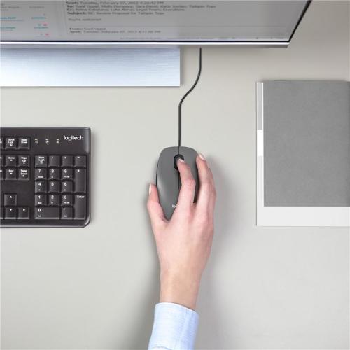 Mouse Logitech M100 - 910-006652 - nero