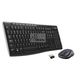 Tastiera Logitech MK270 - 920-004509 - wireless - nero