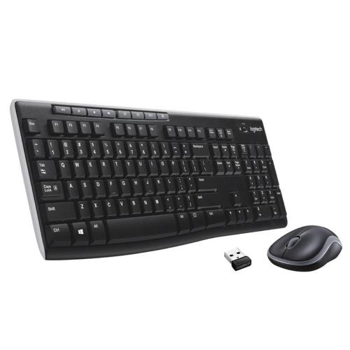 Tastiera Logitech MK270 - 920-004509 - wireless - nero