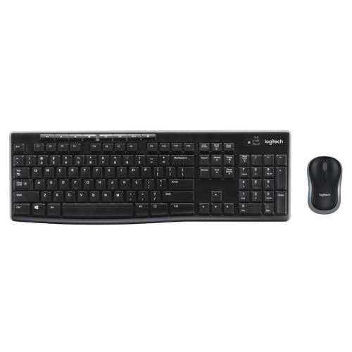 Tastiera Logitech MK270 - 920-004523 - wireless - nero