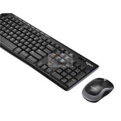 Tastiera Logitech MK270 - 920-004523 - wireless - nero