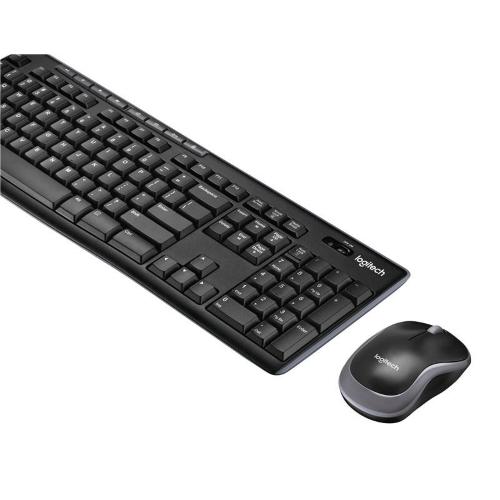 Tastiera Logitech MK270 - 920-004523 - wireless - nero