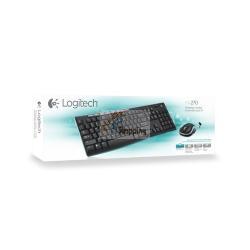 Tastiera Logitech MK270 - 920-004523 - wireless - nero