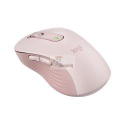 Mouse Logitech Signature M650 - 910-006237 - wireless - Bluetooth - taglia L - rosa