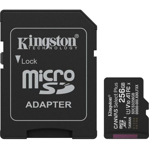 Kingston Canvas Select Plus Gen3Â  256GB Micro-SDHC+ mod. SDCS3/256GB