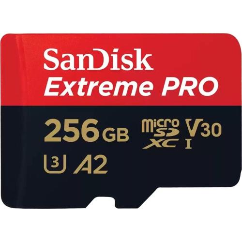 SanDisk Extreme Pro microSD 256GB + SD-adapt. mod. SDSQXCD-256G-GN6MA