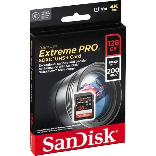 SanDisk Extreme Pro SDXC 128GB mod. SDSDXXD-128G-GN4IN