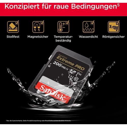 SanDisk Extreme Pro SDXC 128GB mod. SDSDXXD-128G-GN4IN