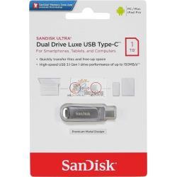 SanDisk Ultra Dual Drive Luxe USB 1TB Silver mod. SDDDC4-1T00-G46