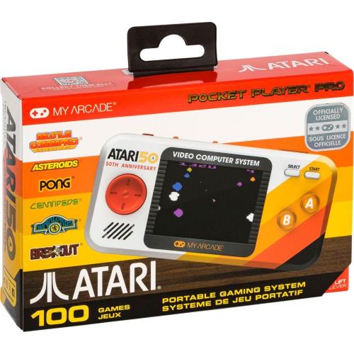 DREAMGEAR MY ARCADE POCKET PLAYER PRO ATARI (100 IN 1) MOD. DGUNL-7015 EAN 0845620070152