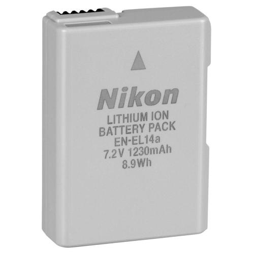 NIKON EN-EL14A BATTERIA AL LITHIUM-IONEN- MOD. VFB11402 EAN 4960759140890